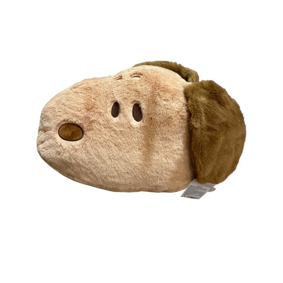 Miniso Snoopy Beach Fun Collection Exposed to the Sun Snoopy's Head Plush Pillow - Picture 1 of 1